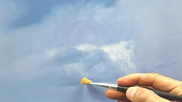 How to paint clouds - quick cloud painting alla prima technique