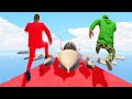 JUMP OVER THE FLYING JET CHALLENGE! (GTA 5 Funny Moments)