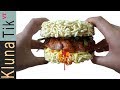 EATING HAMBURGER NOODLE INSTANT Kluna Tik VT Dinner 61 ASMR Eating Sounds No Talk 2019 