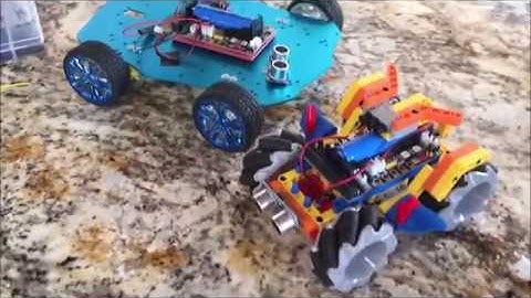 Yahboom Omni-Bit MakeCode Micro:bit and Ultrasonic