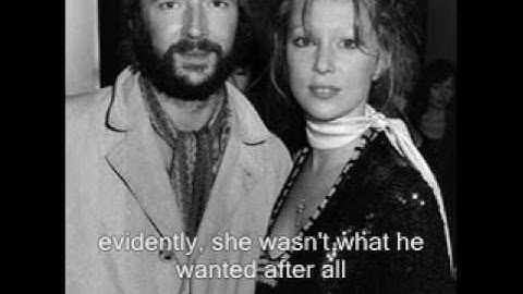 Pattie Boyd and Eric Clapton