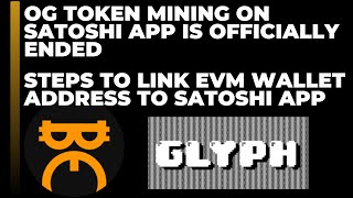 OG Airdrop on Satoshi App is ly Closed | Guide on How To Link EVM Wallet Address