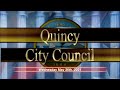 Quincy City Council: May 26, 2021