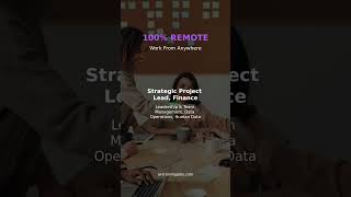 Get Paid $80 - $90/hr to Train AI From Home | Strategic Project Lead, Finance | Remote $80 - $90/hr