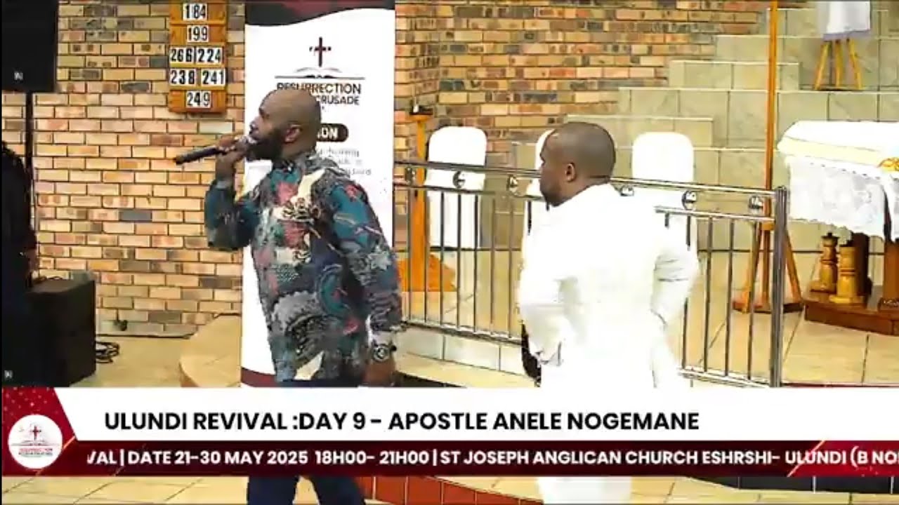 Apostle A Nogemane preaching @ Resurrection Power Crusade Day 9