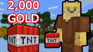 1,000 TNT In Cubecraft Eggwars (2k Gold) - Minecraft Bedrock