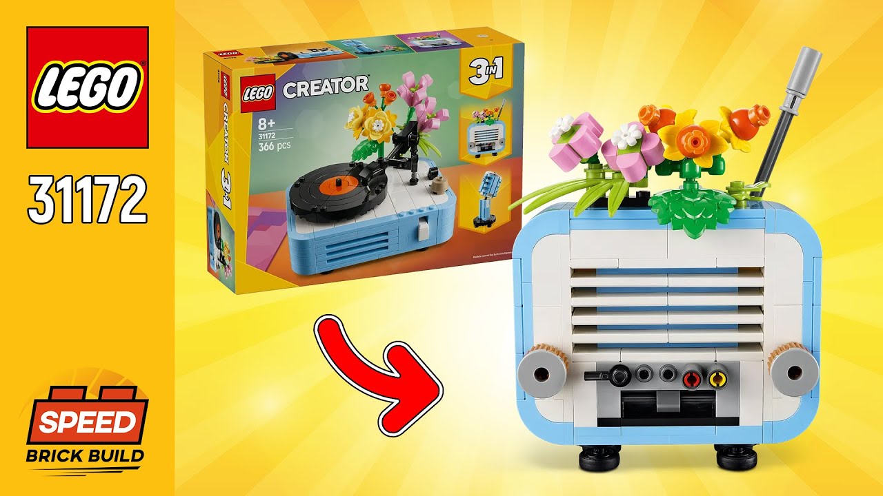 LEGO Radio (31172) from Creator 3in1 Record Player with Flowers