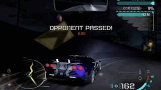 NFS Carbon 12.51 second win