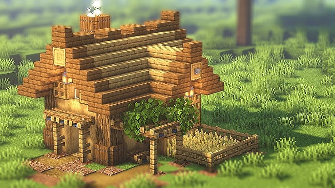 casa medieval simples Minecraft