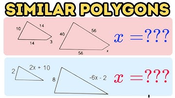 Similarity (Part 1): How to Solve for the Missing Side of Two Similar Triangles.