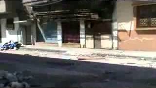 ثورة احرار الشام حمص جب الجندلي اثار الدمار على المنازل ج   