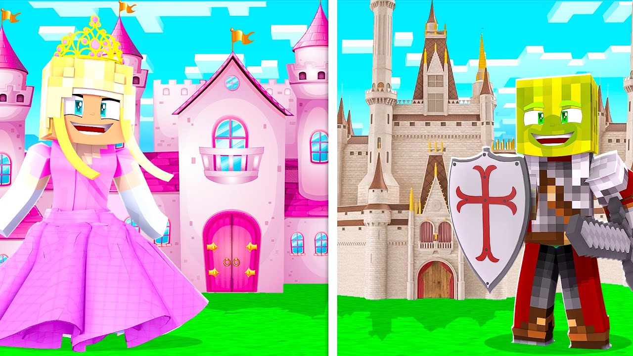 PRINZESSIN Base vs. RITTER Base! ✿ Minecraft [Deutsch/HD]