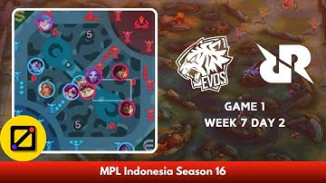 [Mini Map] EVOS Esports vs RRQ Hoshi - Game 1 - Week 7 Day 2 - Regular Season - MPL ID S16