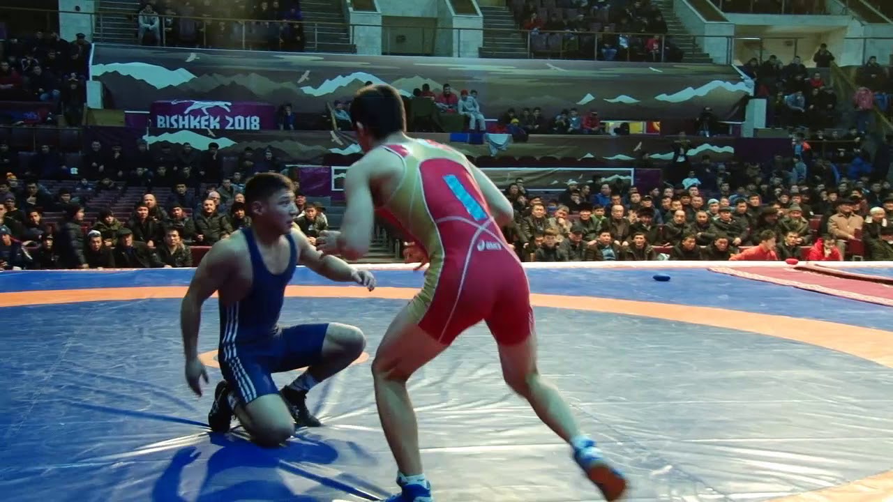 Греко-римская борьба. Чемпионат Кыргызстана-2019. 63 кг 1\16 Амантай Эгембердиев-Куттубек у.Акылбек