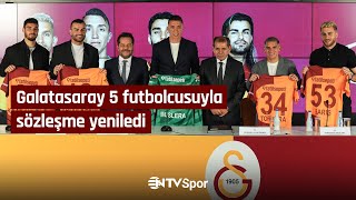 Galatasaray A Takım Oyuncuları Sözleşme Yenileme İmza Töreni