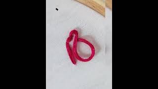#easy hand embroidery #embroidery of alphabet R #artwork