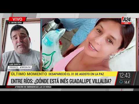 ???? Entre Ríos: ¿Dónde está Inés Guadalupe Villalba?