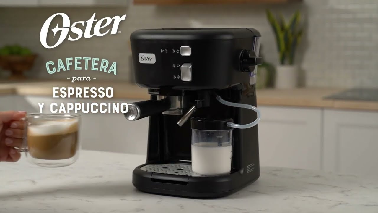 ☕💕 Llegó el momento del capuccino con la nueva Cafetera Oster® BVSTEM5501B  