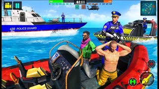 Chase real gangster mafia on different water roads with speed boat simulator screenshot 2