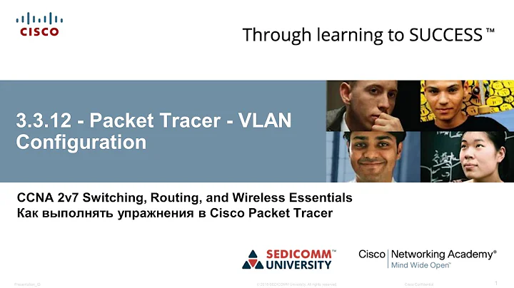 Курс Молодого Бойца Cisco Часть 2 2021 CCNA 2 SRWE 3.3.12 Cisco Packet Tracer – VLAN Configuration