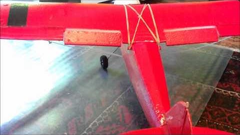 SuperCub with aileron and slow down  Flaps