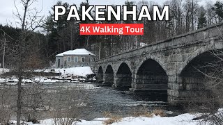 Pakenham Mississippi Mills Ontario Canada 4K Walking Tour | A Beautiful Town Near Ottawa Canada | 4K