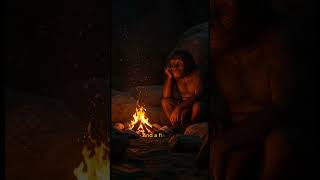Hands and Sparks: When We Tamed Fire 🔥🧠 #shorts AI video