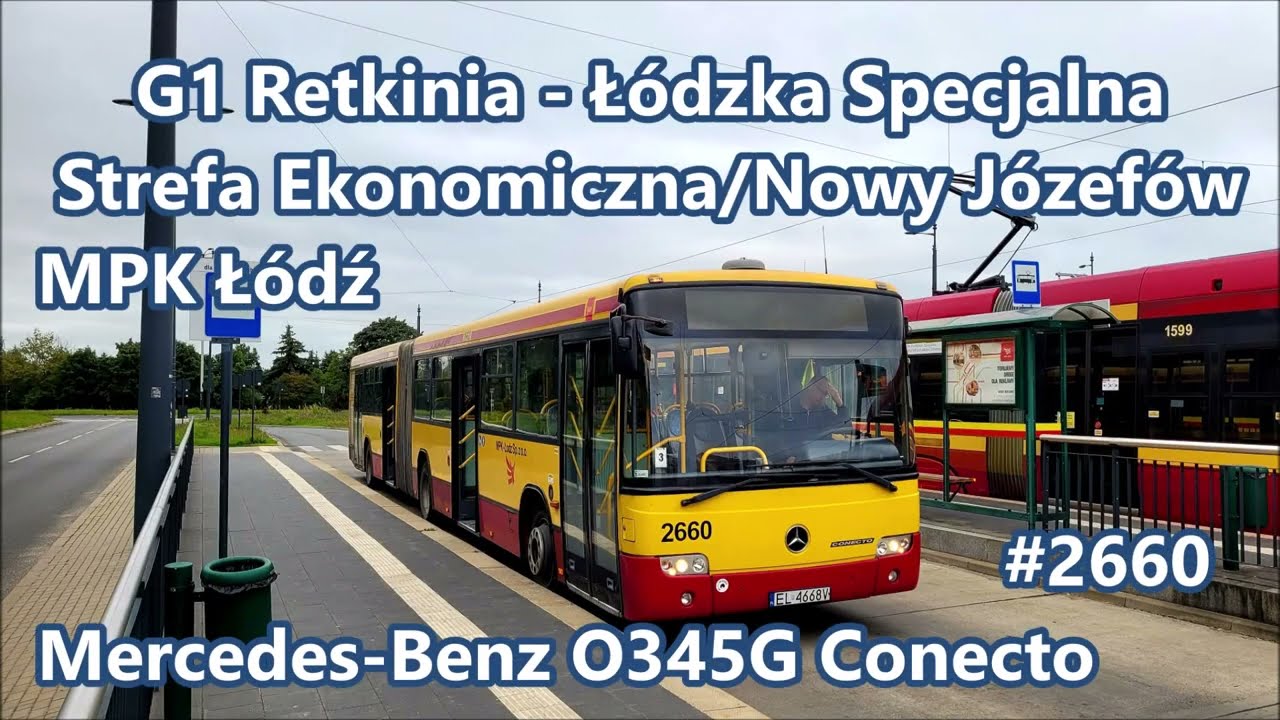 MPK Łódź - linia G1, Mercedes-Benz O345G Conecto #2660