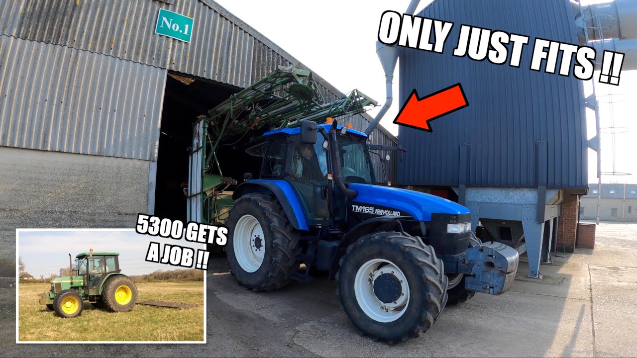 CHAIN HARROWING & SETTING UP THE PNEUMATIC SPREADER!