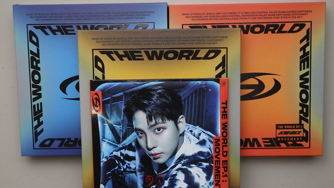 【新品未開封】ATEEZ THE WORLD EP.1：MOVEMENT 6枚 ATEEZ - THE WORLD EP.1 : MOVEMENT (KOREA VER.) – SubK Shop