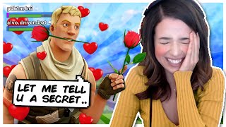 Pokimane finds the Secret to LOVE in Fortnite Random Duos!