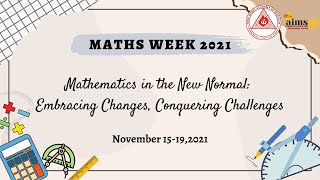 Maths Week 2021 Culmination Program