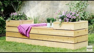 Looking for a simple diy project that will enhance your outdoor living
space? look no further. functional and stylish, this real cedar
planter bench offers a...