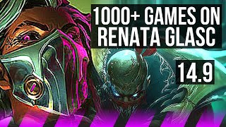 RENATA GLASC & Ashe vs PYKE & Vayne (SUP) | 1000+ games, 1/4/22 | BR Diamond | 14.9