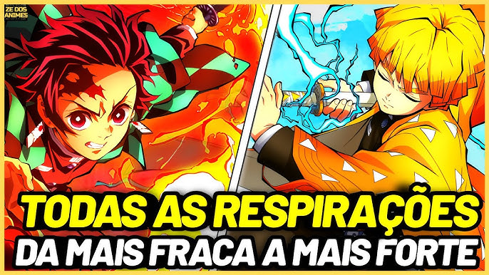 TODOS OS CAÇADORES DE ONIS DE DEMON SLAYER DO MAIS FRACO AO MAIS