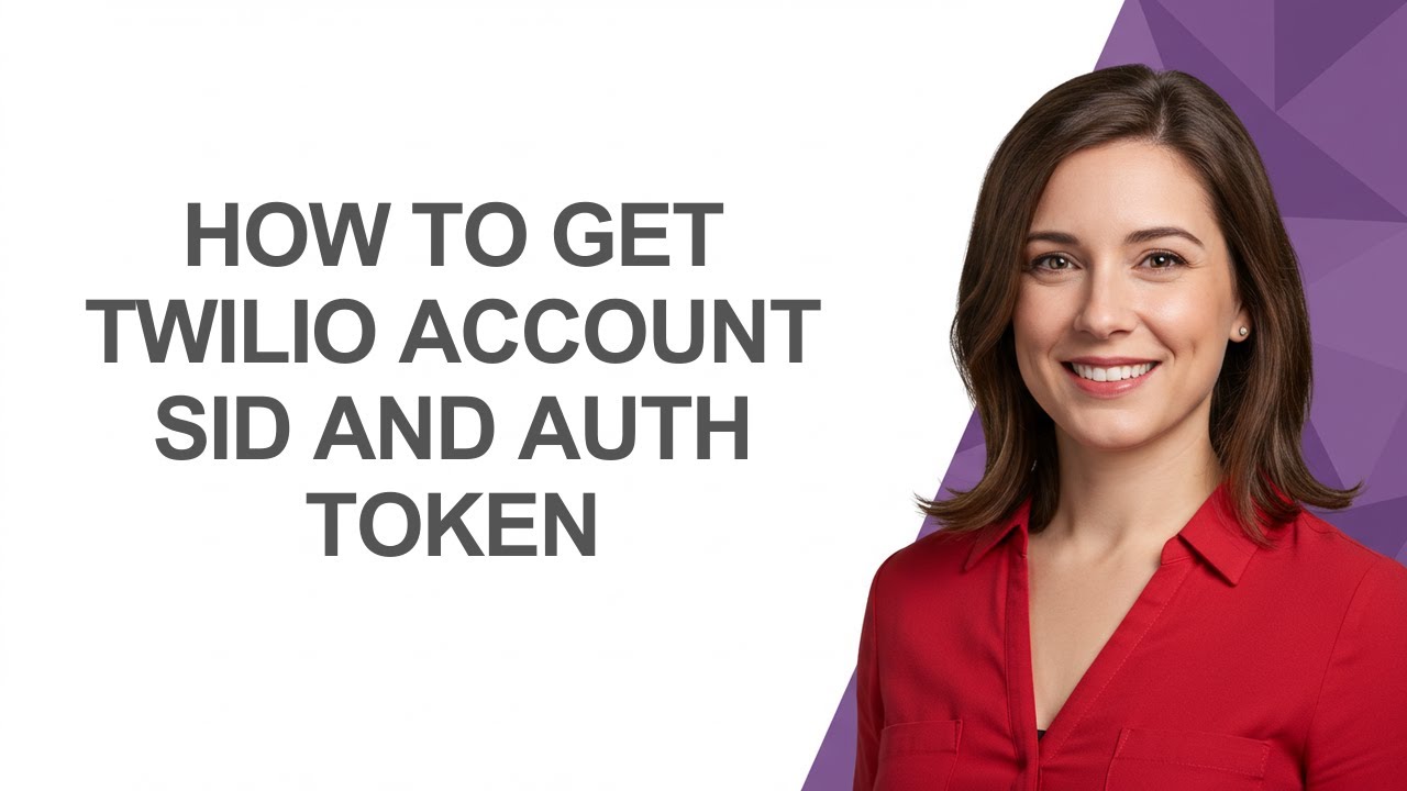 How to Get Twilio Account Sid and Auth Token - AshleyHowTo - YouTube