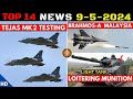 Indian defence updates  tejas mk2 testramjet fuelbrahmos to malaysiazorawar loitering munition