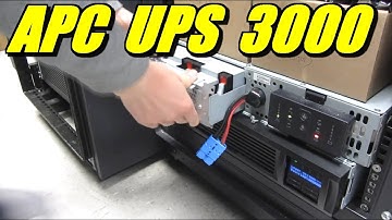 APC Smart UPS 3000 Battery Replacement | Hot Swap | RBC43 | DLA3000RM2U