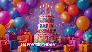 Happy Birthday to You! 🎉🎂 4-Minute Celebration Birthday Song with Colorful Cakes & Beats