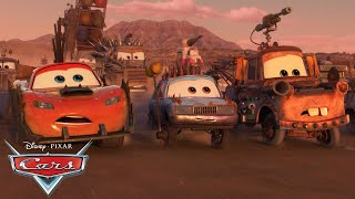 Lightning McQueen and Mater Challenge the Carbarians | Cars of the Wild | Pixar Cars