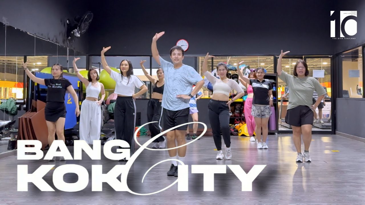 [เต้นออกกำลังกาย] BANGKOK CITY - KT KRATAE | The Diva Thailand 