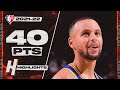 Stephen Curry in MVP MODE! 40 PTS 9 THREES 🔥 Full Highlights vs Bulls