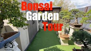 Corin visits a customers garden for some maintenance  + BONSAI GARDEN TOUR - Greenwood Bonsai