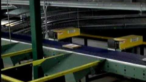 Hytrol ViperSort right angle sortation conveyor