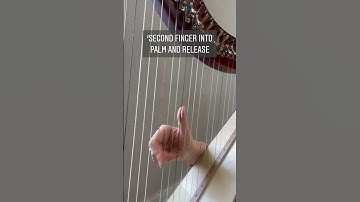 Learn to play second finger and thumb. Now you can start playing songs smoothly on the harp. 🎶👆👍