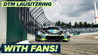 Fans return to DTM Lausitzring + NEW turn 1 banking layout