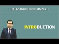 Introduction To Data Structures Using C | By Professor Pankaj Gupta | BIIT