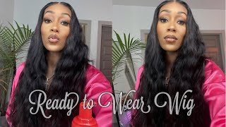 IMPRESSED 1 Step Wig Install  WEAR N GO Pre Cut Lace  HD Glueless Body Wave Wig Ft UNice Hair screenshot 5