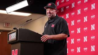 Matt Rhule Press Conference - Colorado at Nebraska