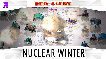 C&C Red Alert (OpenRA) - Me vs 7 AI - "Nuclear Winter"